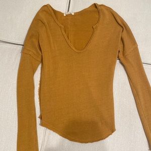 Free people long sleeve shirt